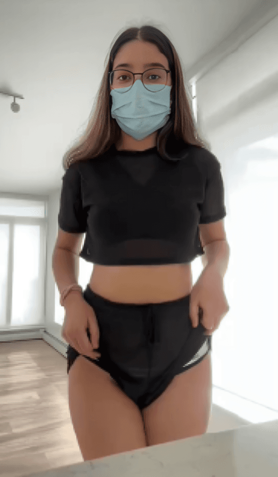 Featured image for Hindi Speaking Stepdaughter Jasmine678 Strips Naked And Teases Her Pussy For Daddy