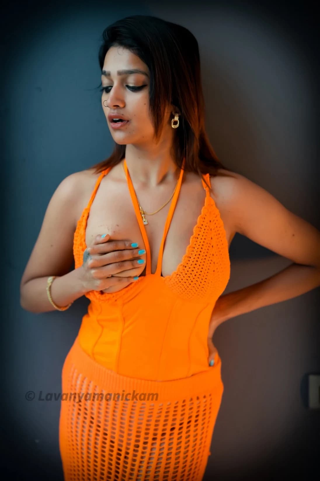 Featured image for Lavanya Manickam Viral XXX Towel Slip Full Nude Body Show Porn Video