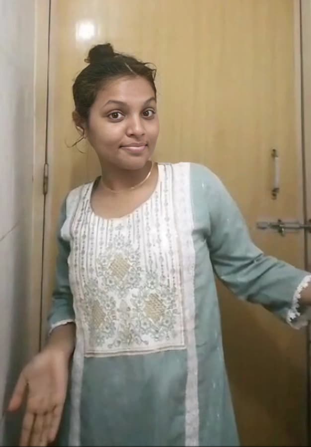 Featured image for Desi Girlfriend Teasing in Bra and Panties In Bathroom And Fully Nude Try On Session With Horny Moves