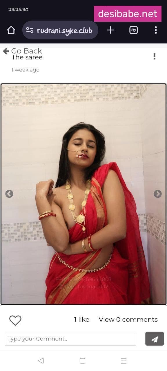 Image of Arna Chakraborty Aka Udita Leaked Nudes Bengali Influencer Private Pics