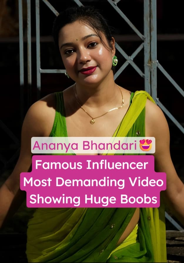 Featured image for Superhot Insta Influencer Ananya Bhandari Showing Huge Boobs Most Demanding Video